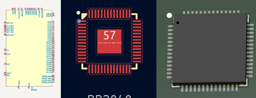 KiCad Symbol, Footprint and 3D Model Imported from LCSC