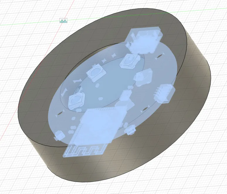 A board imported into Fusion 360