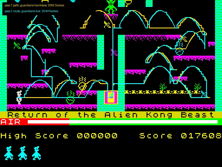 Return of the Alien Kong Beast, with both switches
