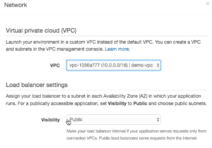 Deploy to our new VPC