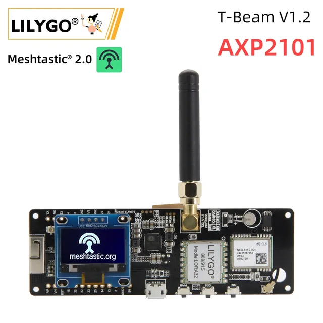 LilyGo T-Beam (LoRa + GPS) board