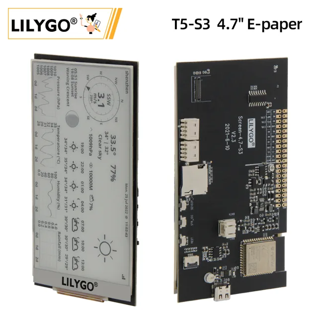 LilyGo T5 4.7" E-Paper (ESP32-S3) board